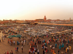 Vista da Medina em Marraquexe